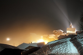 vergrössere das bild Tschiertschen im Schnee